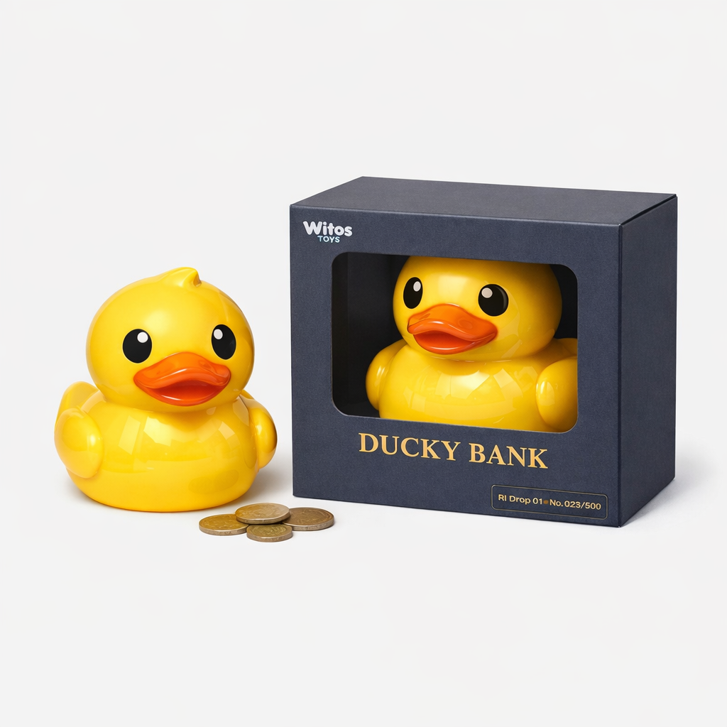 Ducky Bank™ – Dashboard Coin Bank (Founders Drop Preorder)
