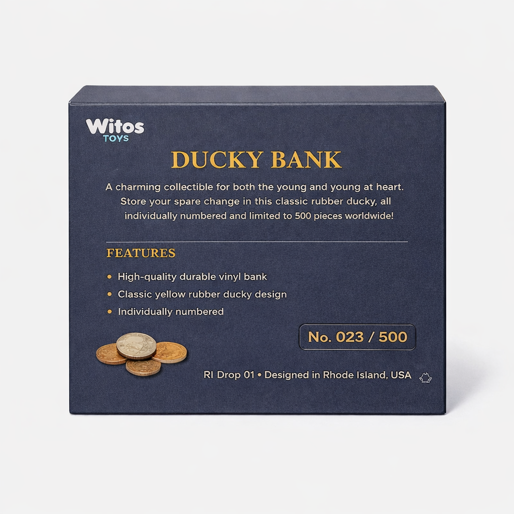 Ducky Bank™ – Dashboard Coin Bank (Founders Drop Preorder)